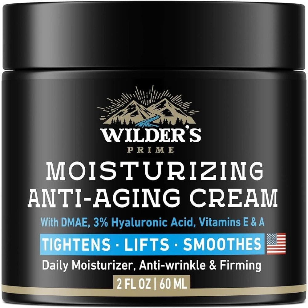 Wilder' Men's Face Moisturizer Anti-Aging & Wrinkle Cream with Collagen Sealed